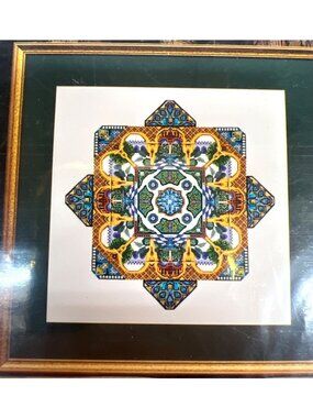 RARE Chatelaine Mandala Gardens V Alhambra Garden Cross Stitch Chart